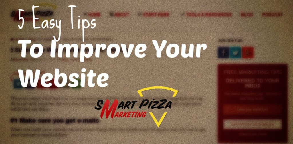 5 easy tips to improve your website