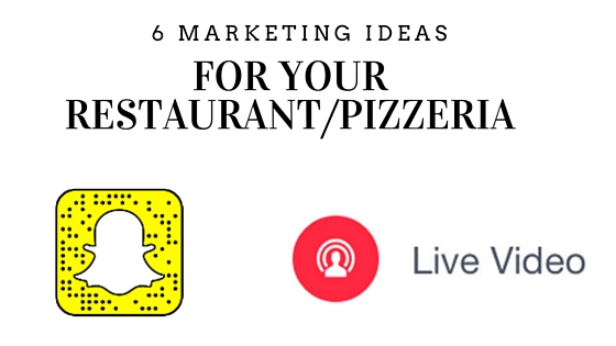 marketing ideas for your pizzeria or restaurant